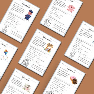 Leseverstehen Arbeitsblatt druckbares Kleinkind Arbeitsblatt Kind Lesepassage Geschenk Kind Kindergarten Lesen Homeschool Klasse Bild 7