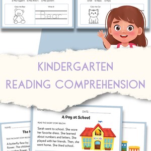 Kindergarten At Home Reading Worksheet Prek Early Reading Passage Printable Read Teacher Resource Learn To Read First Grade Reading Stories