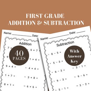 1st Grade Math Worksheet First Grade Math Printable Kindergarten Math Worksheet Grade 1 Addition Subtraction Worksheet 1st Grade Homework