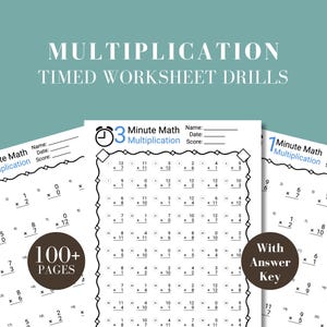 Werkblad vermenigvuldiging getimede wiskunde tafel van vermenigvuldiging homeschool afdrukbaar werkblad vermenigvuldiging werkblad graad 4