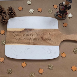 Engraved Charcuterie Board Personalized Cutting Board Rustic Serving Tray Wedding Gift Anniversary Cheese Board Housewarming Gift for Couple