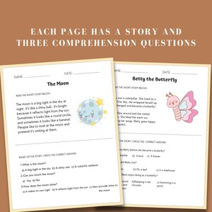 Downloadable second grade reading worksheet for early elementary students includes short reading passages, fluency practice, and comprehension questions. Perfect for homeschool prep, classroom supplements, or tutoring support. Designed for students transitioning from first to second grade to build stronger reading skills.