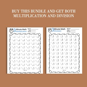 multiplication and division speed drill worksheet for grade 4 elementary school students printable math practice sheet homeschool resource teacher worksheet download for daily math fluency