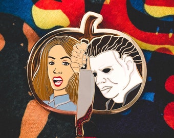 Halloween - Laurie Strode & Michael Myers | Enamel Pin