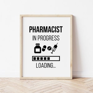 Zukünftiger Apotheker, Abitur Geschenk, Digitaler Download, Apotheke Studenten Wandkunst, Apotheke Schule Geschenk, Apotheker Wandkunst, Wohnheim Zimmer Dekor