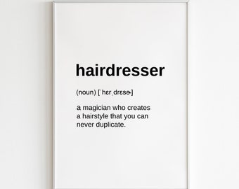 Hairdressing Quotes Digital Download Poster Dont Waste A Etsy