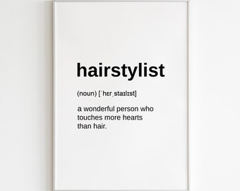 Hair Salon Wall Art Decor Digital Download Hair Quotes Etsy