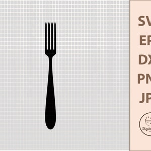Fork SVG, Kitchen SVG, Restaurant SVG, Cooking Svg, Fork Png, Svg Cut File For Cricut, Kitchen Art Svg Files, Svg Cutting Files, Digital