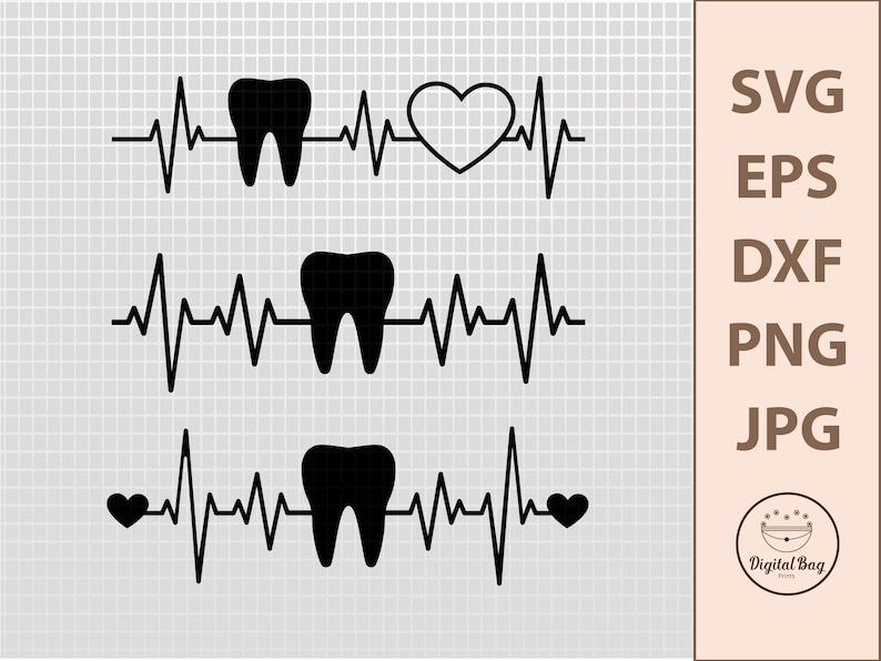 tooth heart beat svg, tooth heartbeat svg, tooth heartbeat clipart