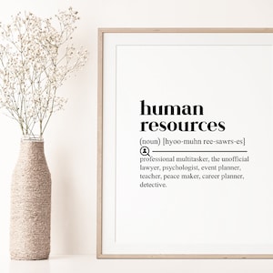 human
resources
(noun) [hyoo-muhn ree-sawrs-es]
professional multitasker, the unofficial lawyer, psychologist, event planner, teacher, peace maker, career planner, detective.