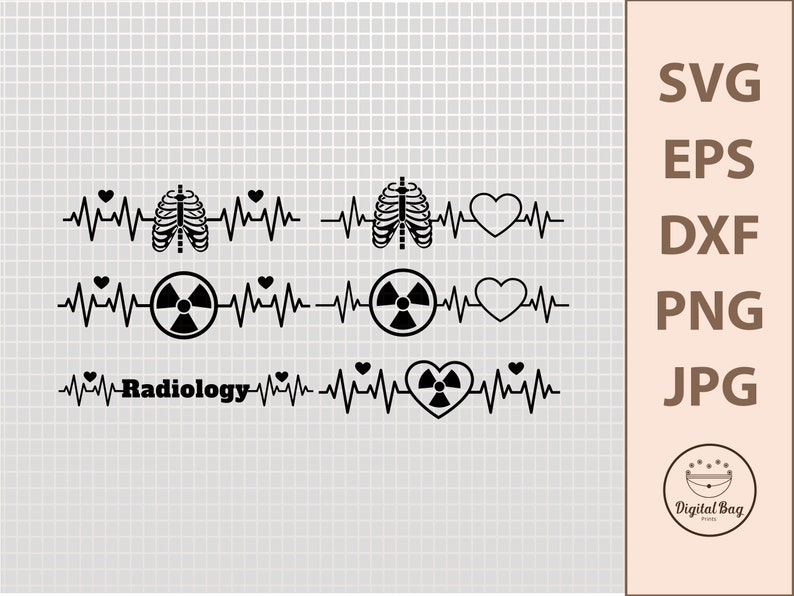 radiology heartbeat svg