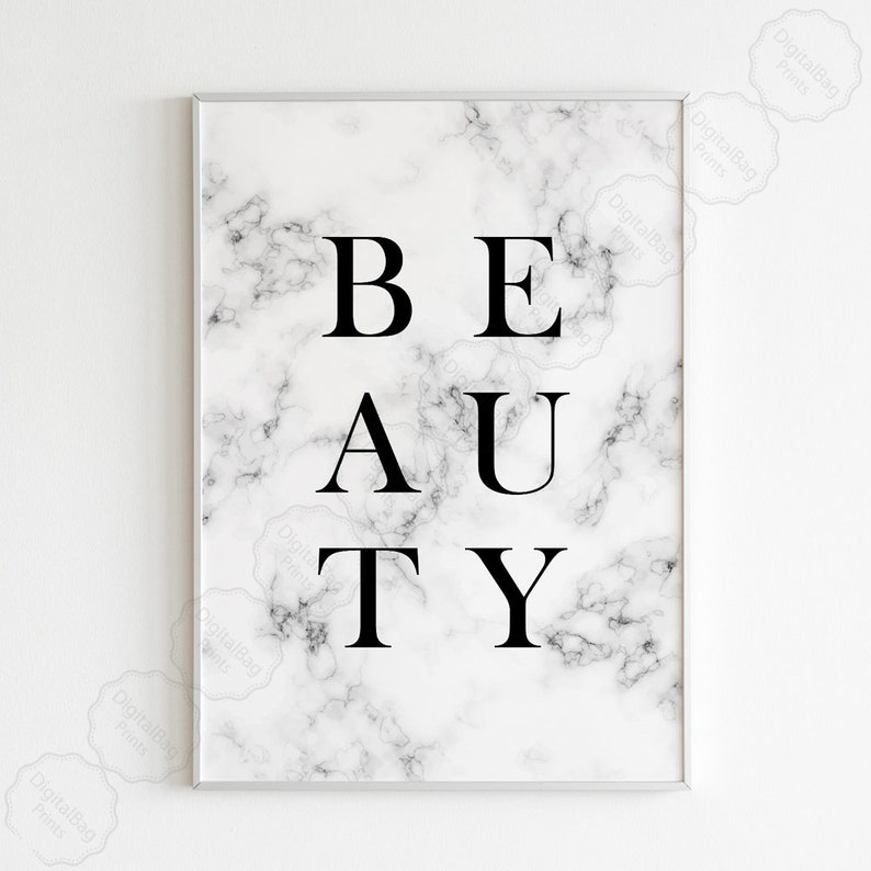 Glam Decor Makeup Wall Art Beauty Room Decor Digital Etsy