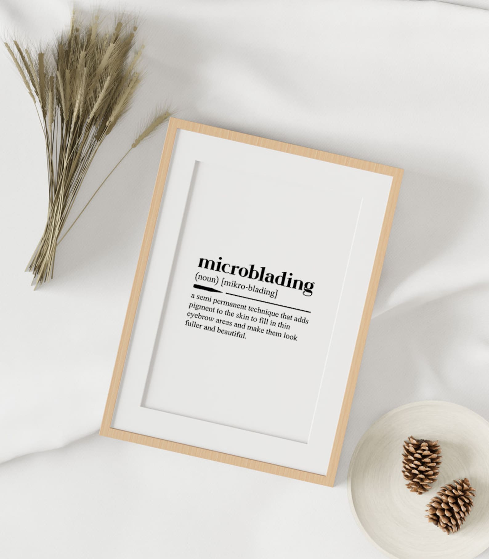 Microblading Poster Microblading Definition Digital - Etsy