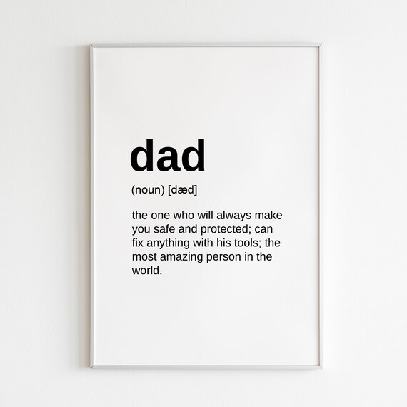 Dad Birthday Gift Fathers Day Gift 