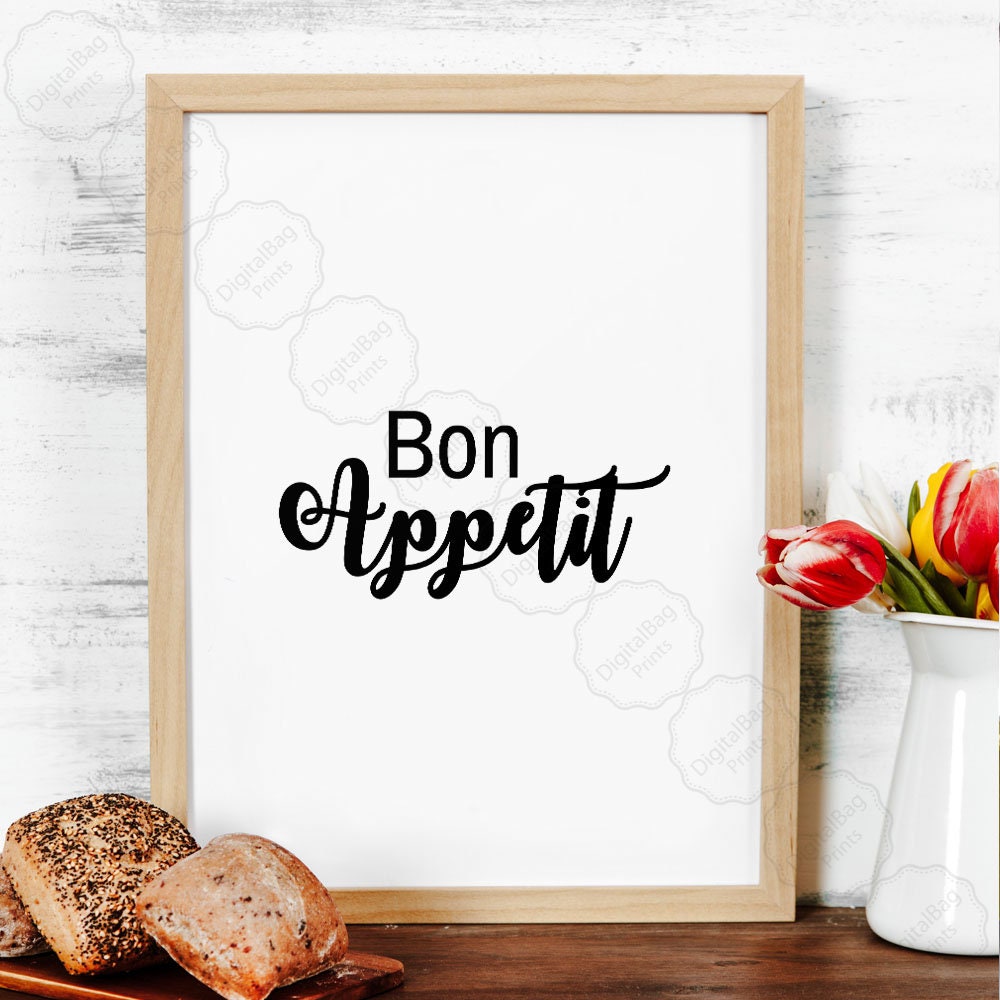 Küche-Wand-Kunst-Set von 5 digitaler Download Druckbare | Etsy