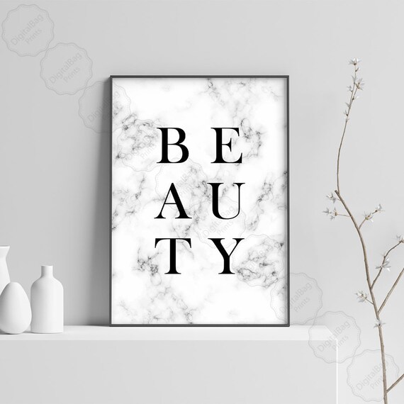 Glam Decor Makeup Wall Art Beauty Room Decor Digital Etsy