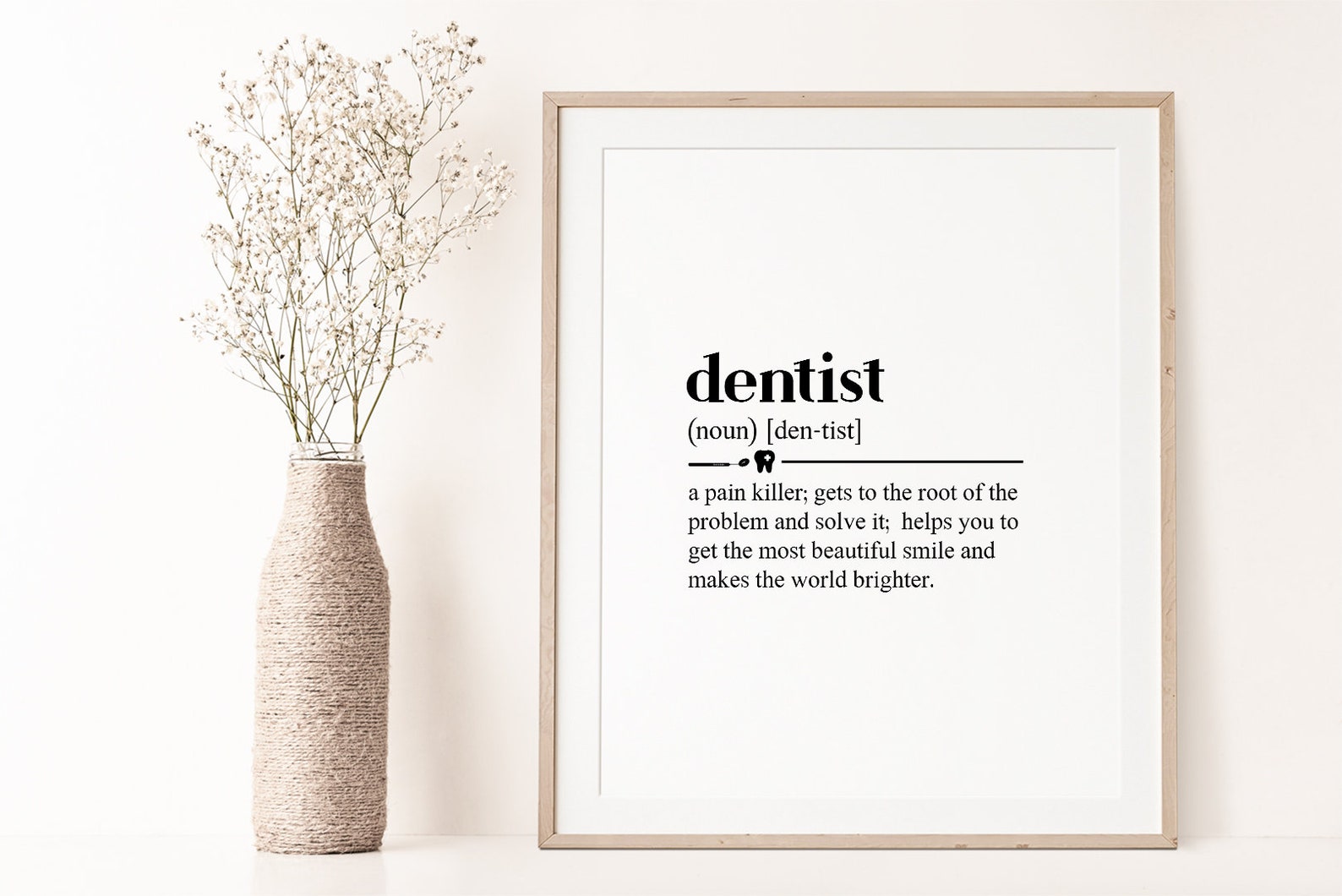 Dentist Definition Dentist Gift Digital Download Definition Etsy Canada