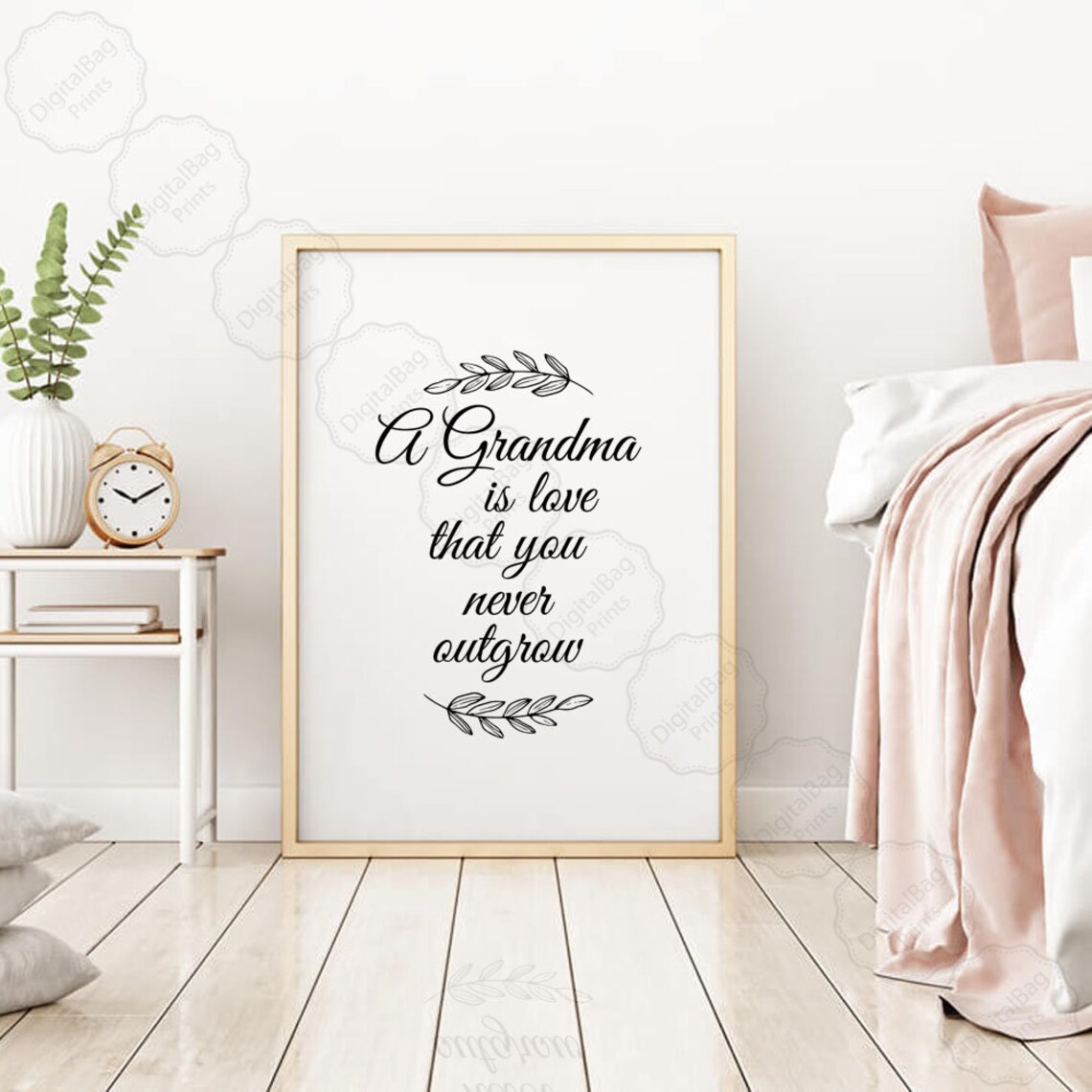 Grandma Printable Quote Digital Download Sign Grnadmother | Etsy