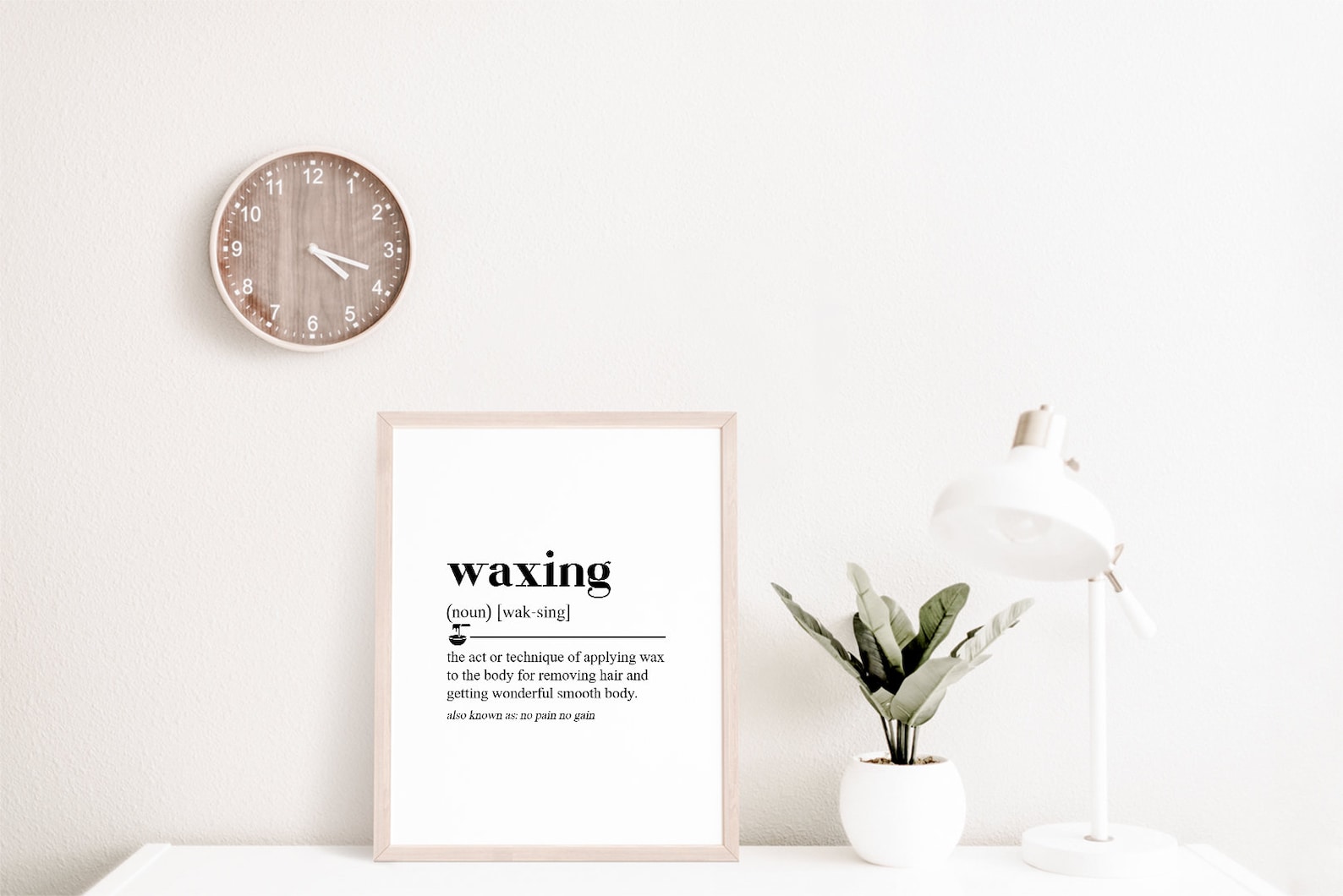 Waxing Decor, Waxing Posters, Digital Download, Waxing Definition