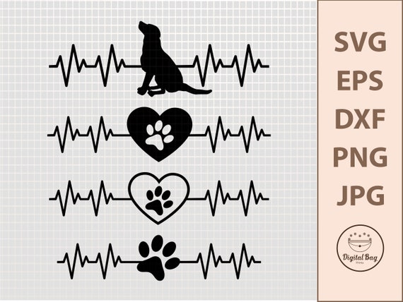 Dog paw heartbeat hoodie online