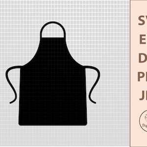 Apron SVG File: Kitchen, Baking, Chef Design (Digital Download)