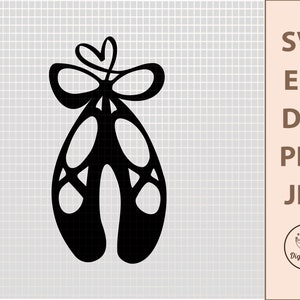 Ballerina Shoes SVG, Ballet Shoes SVG, Dancer SVG, Ballerina Svg, Ballet Svg, Dance Svg, Ballerina Clipart, Svg Files For Cricut, Svg File