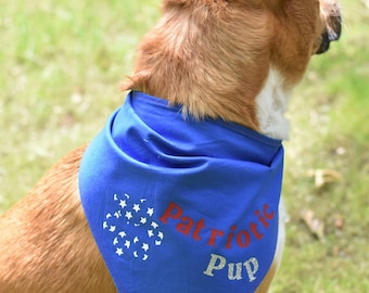 Reversible 4th of July Bandanna kerchief