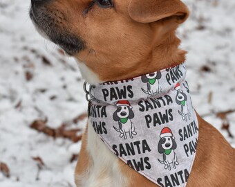 Reversible Christmas Collar Bandana