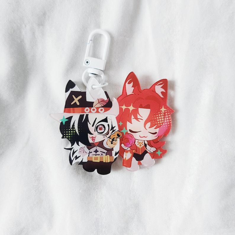 Hsr Cat Keychains HSR Keychains - Etsy