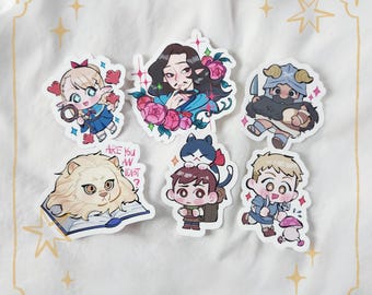 Food friends stickers