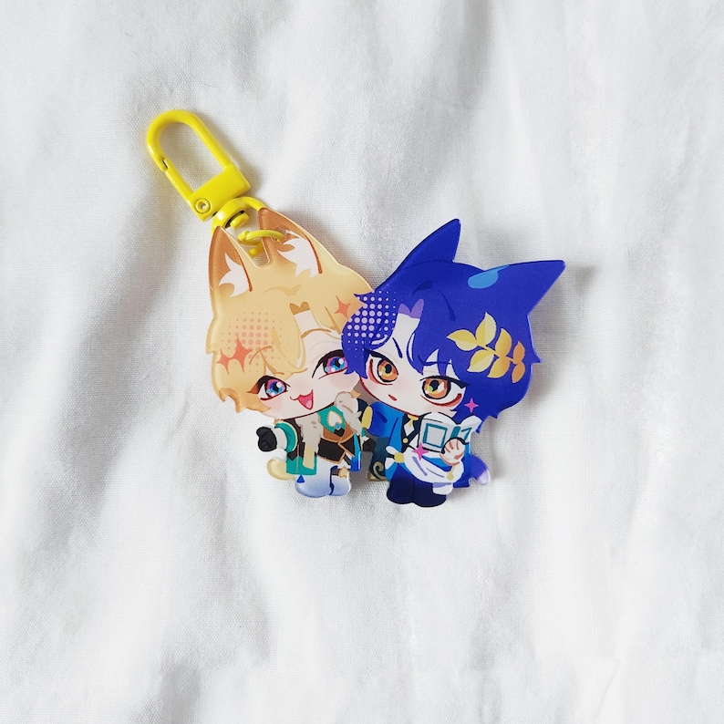 Hsr Cat Keychains HSR Keychains - Etsy