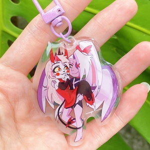 Charlie Vaggie Hazbin Hotel acrylic charm