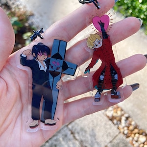 Misprint Trigun Stampede charm acrylic Vash Wolfwood 98