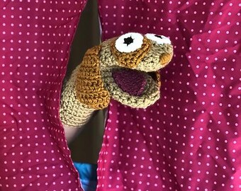 Patrón de títere de cachorro de perro a crochet