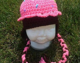 Crochet Cupcake Hat PATTERN