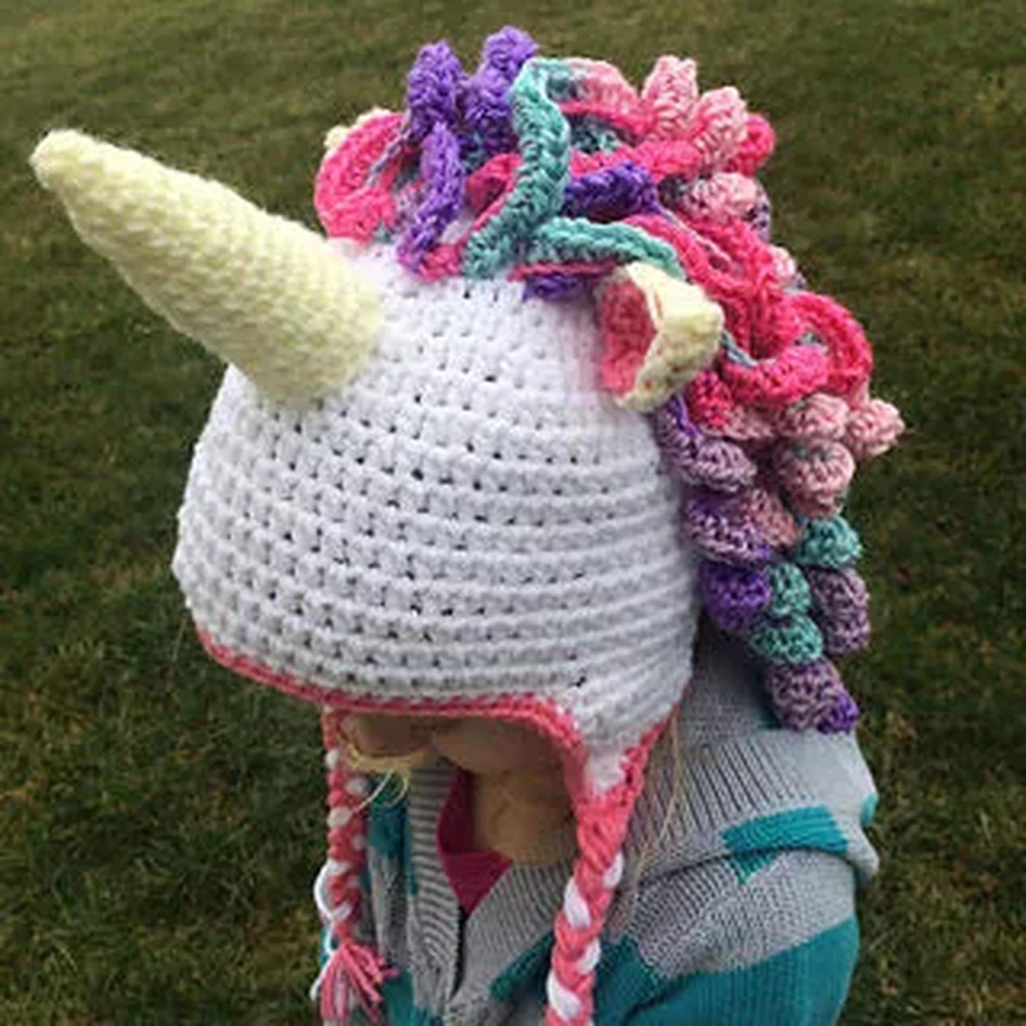 20 Unicorn Hat Crochet Patterns for Magical Hats in Baby, Kids, and Adult Sizes 13 Unicorn Hat