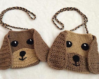 Crochet Puppy Purse PATTERN