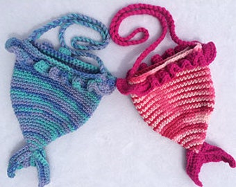 Crochet Mermaid Purse PATTERN