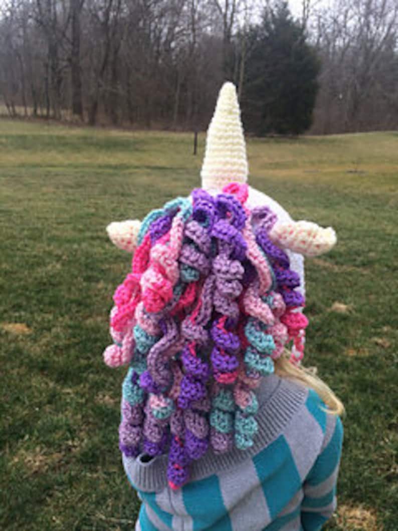 Crochet Unicorn Hat PATTERN Etsy