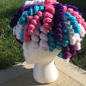 Crochet Curly Q Wig PATTERN