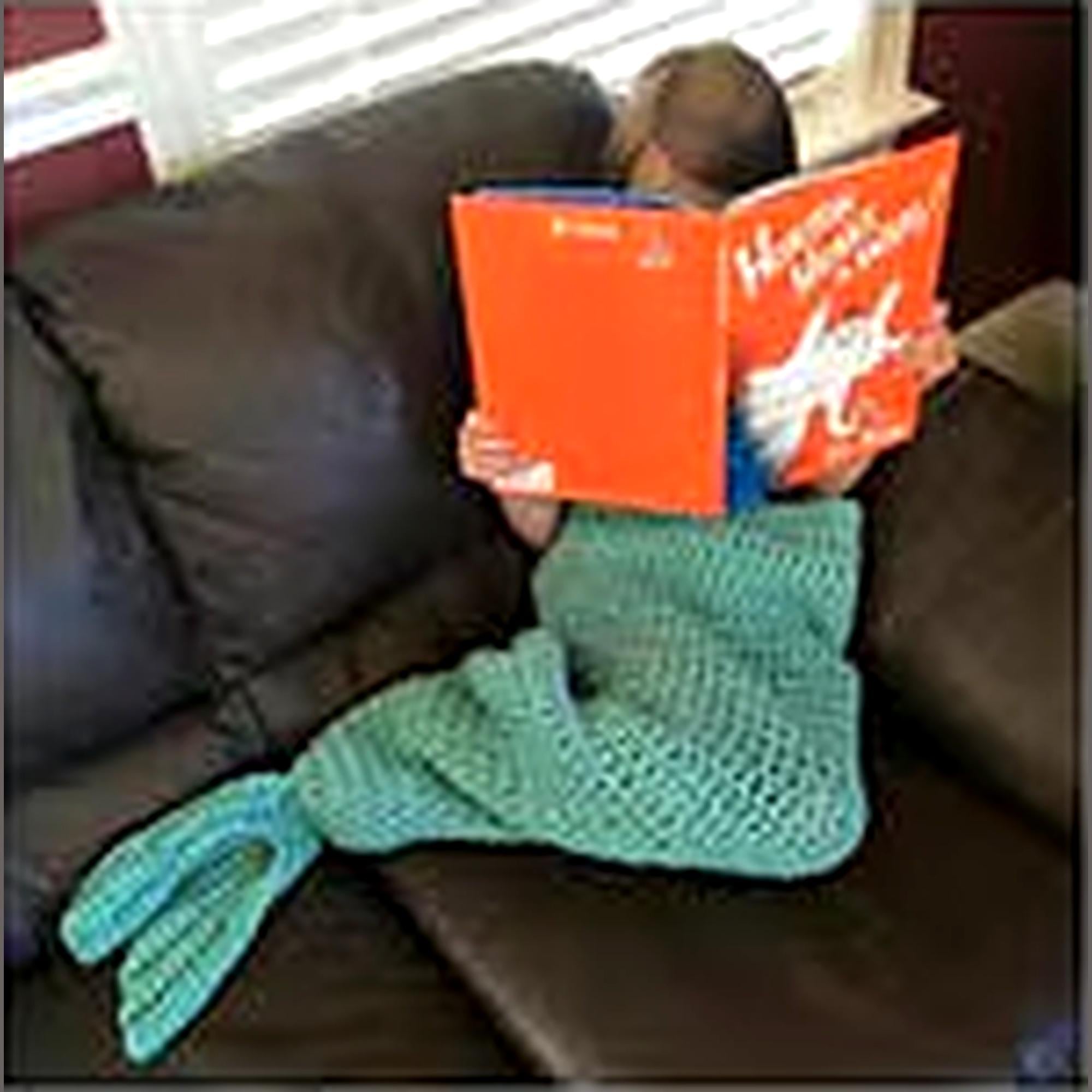 Crochet Mermaid Tail Blanket