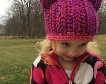 Crochet Quick Cat Hat PATTERN