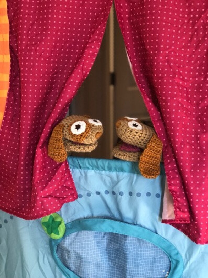 Crocheted Dog and Snake Hand Puppets Etsy