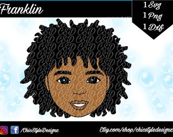 Download Boy Smiling handsome black boy svg African American svg boy | Etsy