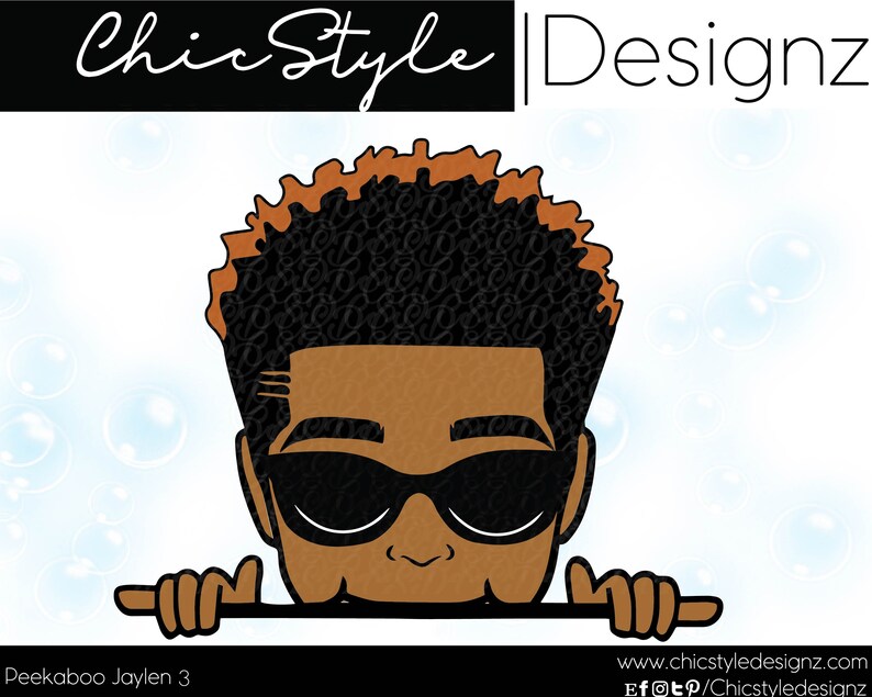 Download Peek a boo Jaylen 3 African American boy peeking svg boy | Etsy