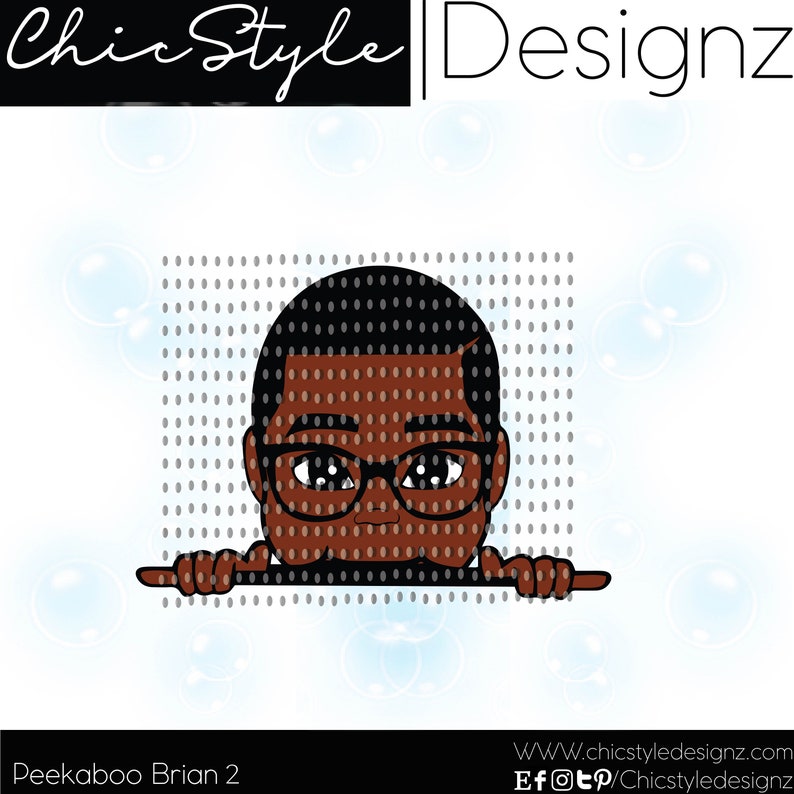 Download Peek a boo Brian 2 African American boy peeking svg boy | Etsy