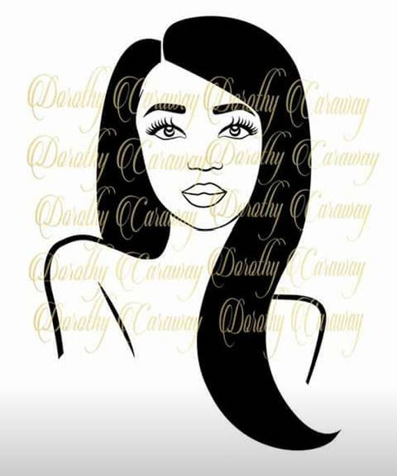 Download Melanie African American Svg Cutting File Natural Hair Svg Etsy