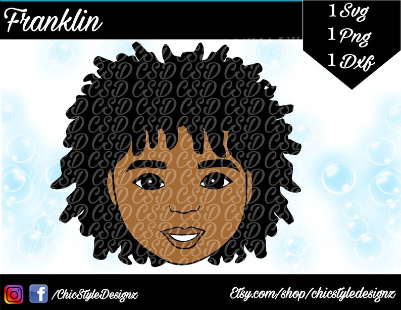 Download Franklin African American boy with dreads svg black ...