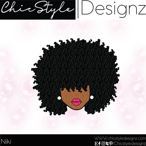 Download Niki Afrocentric Svg Cutting File Natural Hair Svg All Etsy
