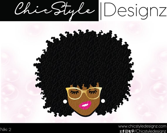 Download Niki 2 Afrocentric Svg Cutting File Natural Hair Svg Etsy